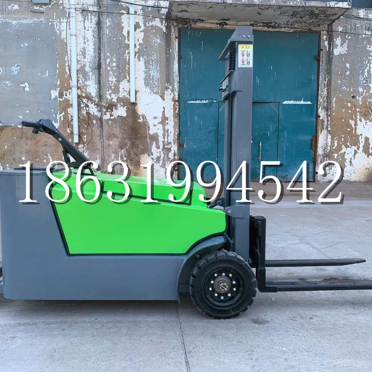 三星乡小型电动叉车1吨2吨步行站驾式电瓶堆高充电装卸车液压升降车铲车